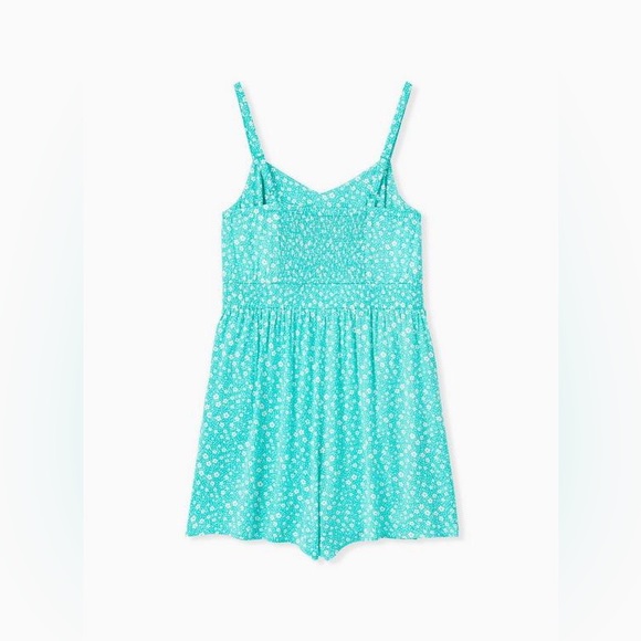 Torrid Challis Romper in GREEN Size OO - Picture 8 of 11